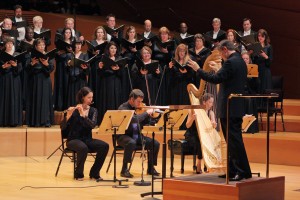 Debussy Trio performing Dream Variations with the Los Angeles Master Chorale, Grant Gerhson, artistic director