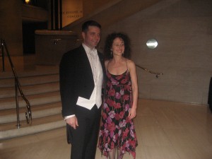 Andrea with Jonthan Palante, Artistic Director of Turtle Creek Chorale 